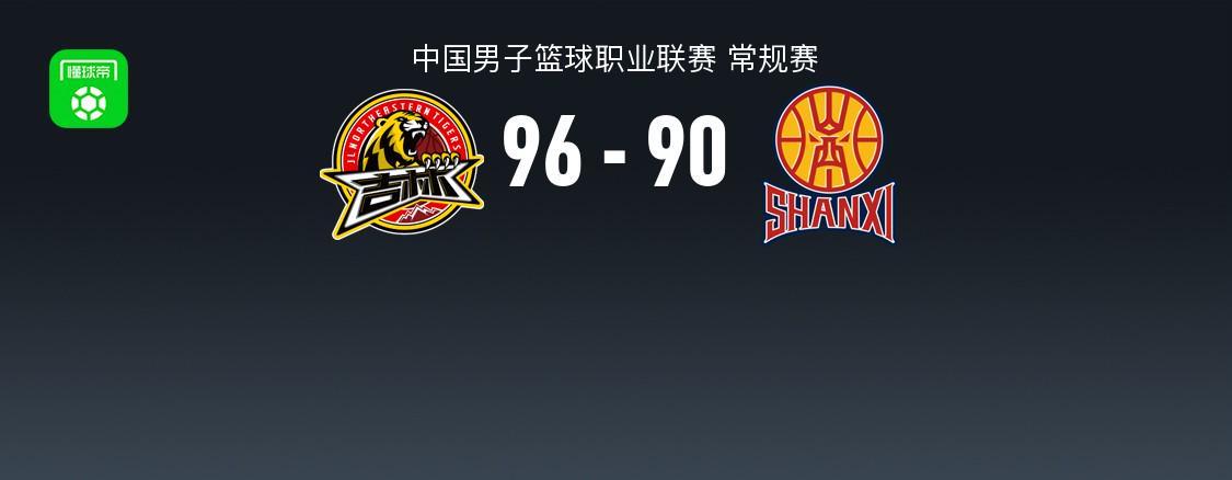 开云官网-CBA战报：吉林96-90山西，姜伟泽32+4+6